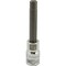 Dynamic Tools 1/2" Drive SAE Hex Head, 3/8" Long Bit, Chrome Finish Socket D013462 - alternate 1